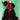 FLORETTE BLACK DAHLIA voluminous cape