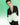 Black pajama suit with 3D peonies 03