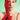 Red party lycra gloves 4