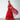 GIULIETA Red draped satin Dress