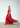GIULIETA Red draped satin Dress
