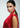 GIULIETA Red draped satin Dress
