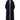 Black coat with a white stripe on a white background