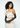 POESIA Fluid Silk Chiffon Dress with Structured Leaf