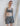 SHIMMER SHORT SET in grey-blue
